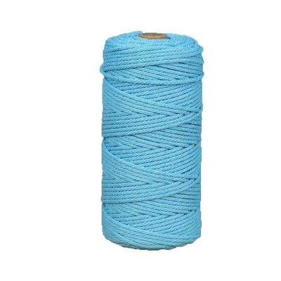 Makramee Seil Baumwolle 3mm 100M DIY Handwerk Wanddekoration Boho