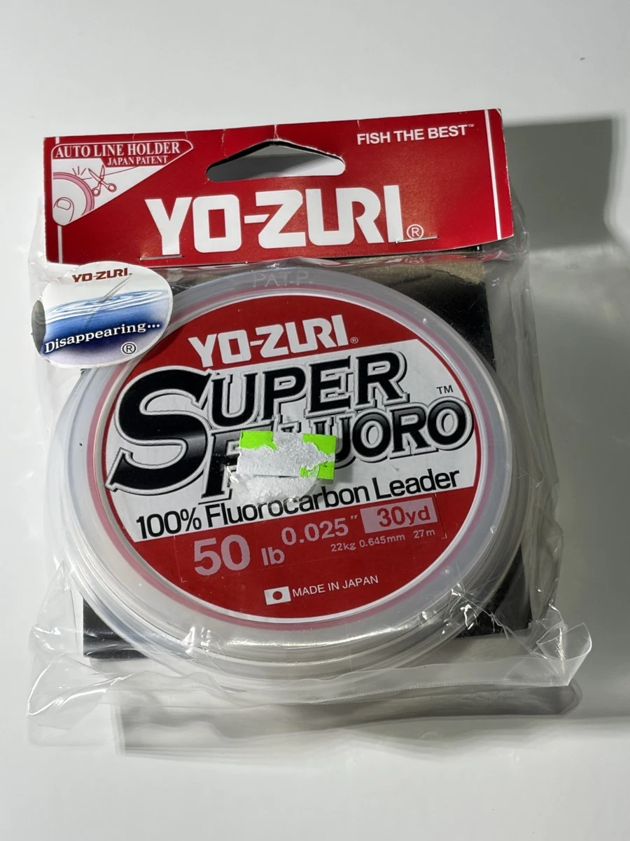Basse De Ligne Fluorocarbone Yo Zuri Super Fluoro - 50 Lb / 30 Yards - Clair
