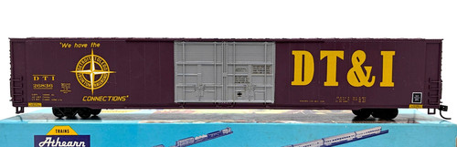 HO ATHEARN 86' HI CUBE CAJA 4 PUERTAS COCHE DETROIT TOLEDO & IRONTON DTI # 26836 | Zustand: Used