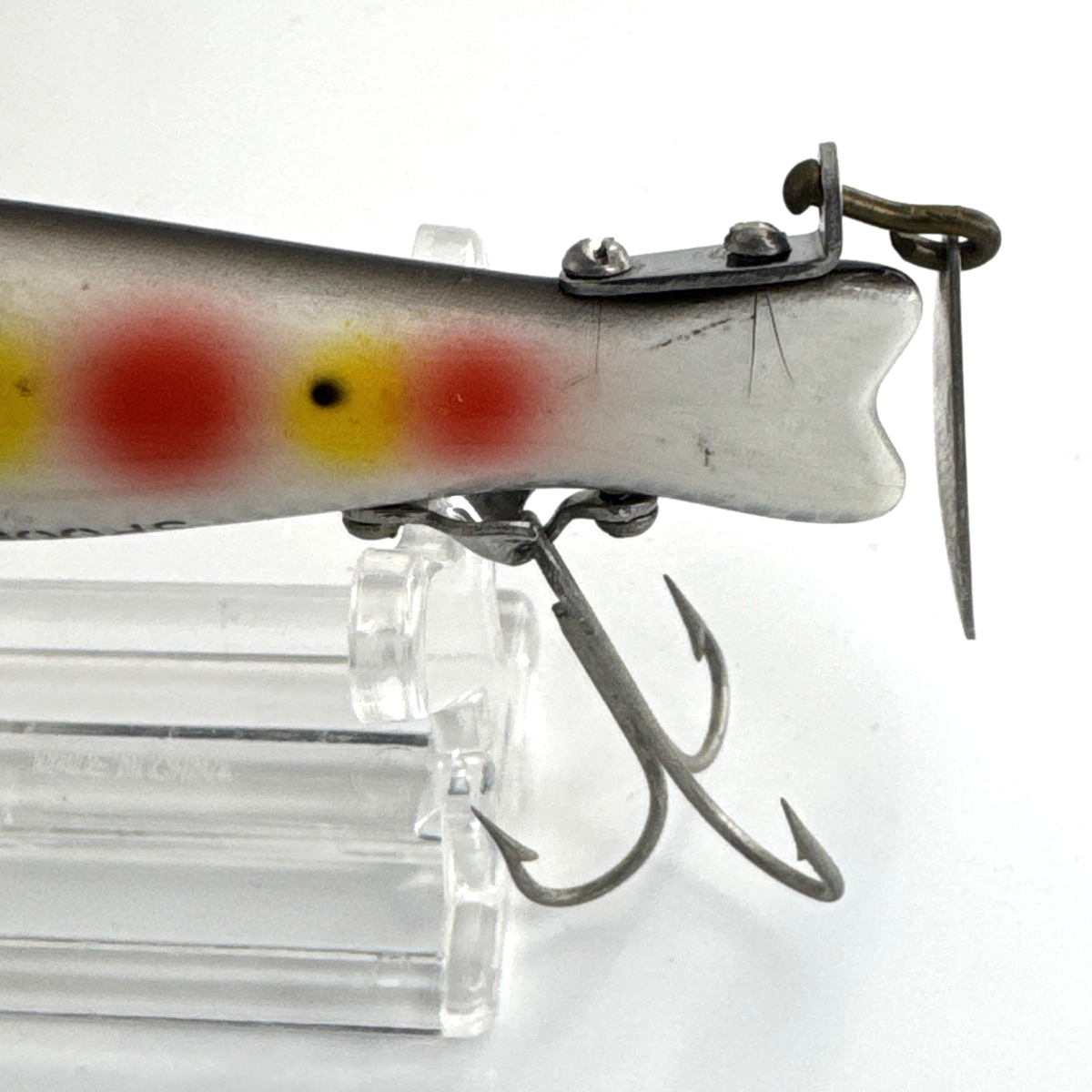 Vintage Heddon Dowagiac Spook Fishing Lure Super Rare Yellow Eyes