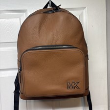 Michael Kors Hudson Backpack Saddle Leather