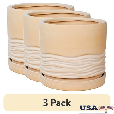 Eco Friendly Terracotta Planter W/ Drainage Hole Perfect Indoor Outdoor Use