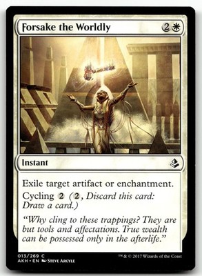 Forsake the Worldly 13 Magic The Gathering- Amonkhet