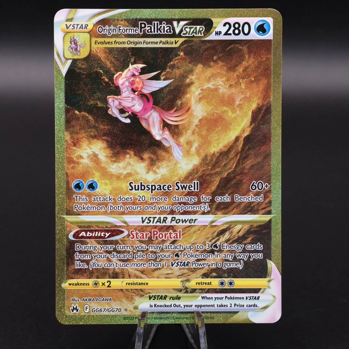 palkia vstar pokemon card value Origin Forme - 208/189 SWSH254 / Promo Card Type / HP / Stage Origin Forme Palkia VSTAR Pokmon