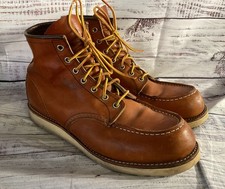 Red Wing Shoes Men's Classic Moc Boots Saddle Brown 11