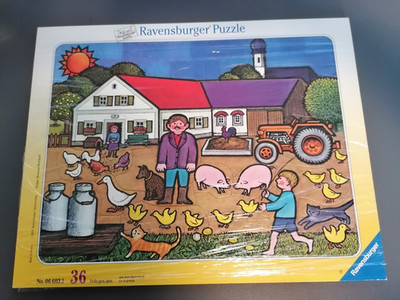 Rahmenpuzzle Ravensburger Puzzle -Auf dem Bauernhof No. 066032 - 36 Teile