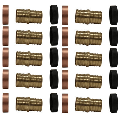10 Pack XFITTING 1'' Pex B x 1'' PB (Polybutylene) Splicing Repair Kit, Lead Free