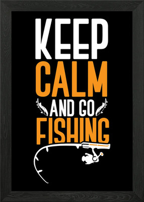 Angeln Lustige Fische Liebe Fi Gerahmtes Wandbild Poster Leinwanddruck Bild