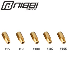 NIBBI 5Pcs 95-105 Main Jet For PWK Keihin Mikuni VM TM FCR PD PJ Carb 90-300cc