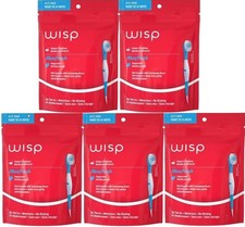 Colgate Max Fresh Wisp Disposable Mini Toothbrush, Peppermint - 24 Count, 5-Pack