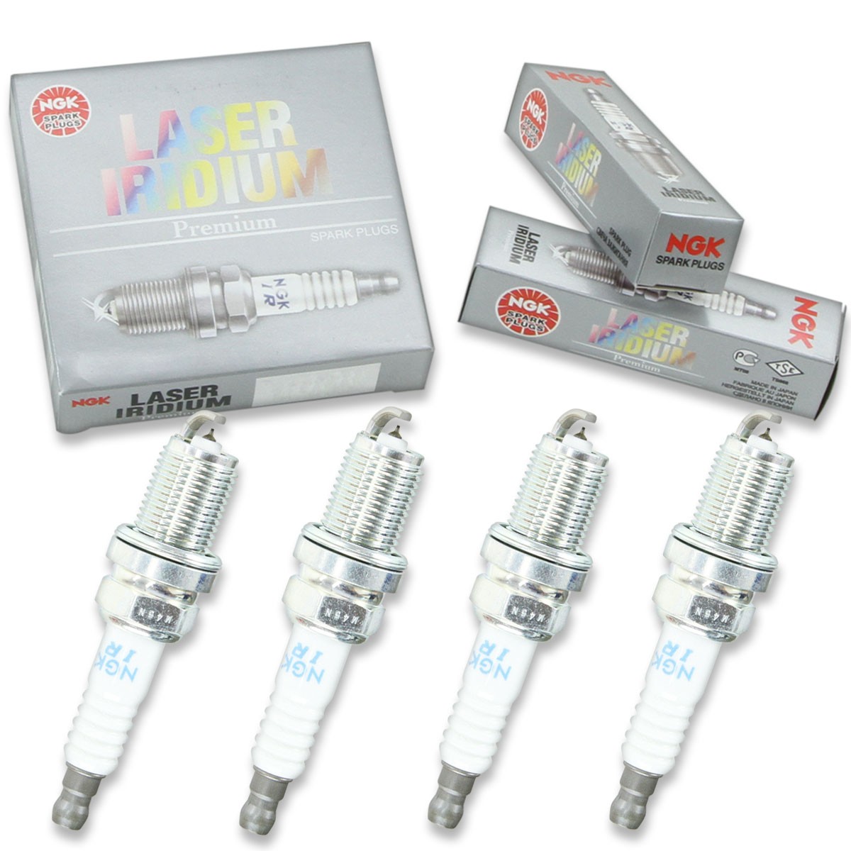 4 pc NGK 7854 IFR5G11 Laser Iridium Spark Plugs for REC10WYPB4 PK16TT IK16TT gd