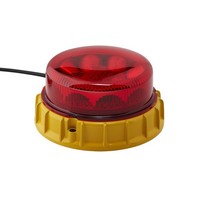 Blitz-Kennleuchte 24 V LED Rot Hella Licht-Expertise Passend FüR Liebherr