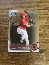 2022 Bowman Braylin Minier 1st Chrome #BCP-93 Cincinnati Reds