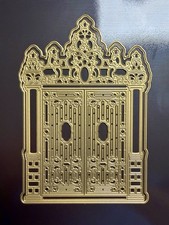 Anna Griffin 3D BEAUTIFUL GATE 2-pc Metal Dies Set HALLOWEEN Retired RARE