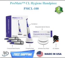 ProMate CL Cordless Hygiene Handpiece Kit PMCL-100, Wireless foot pedal 6 Speeds