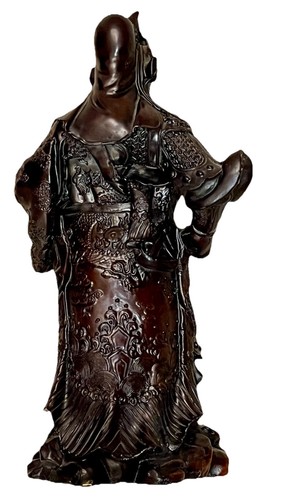 Guan Yu Gong Figure Deity Di General Kwan Chinese Warrior Statue War Wealth 14" - Picture 2 of 24