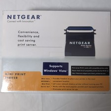 NETGEAR PS101 Mini Print Server Parallel to Ethernet 10/100Mbps