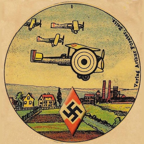 Segunda Guerra Mundial Segunda Guerra Mundial Tercer Reich alemán objetivo de tiro pulgadas 12 x 12 reproducción pegatina - Imagen 1 de 3