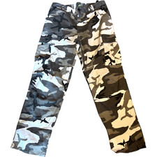 Rothco Men's Large Military Gray Camouflage BDU Cargo Army Combat Pants