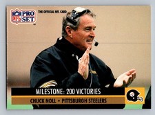 1991 Pro Set Chuck Noll #23 Pittsburgh Steelers