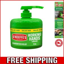 O'Keeffe's 10oz Pump Hand Cream - Hypoallergenic Solution for Cracked Hands
