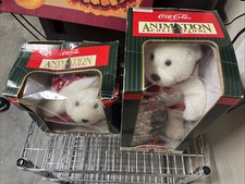 COCA COLA 1998 Animation Collection Polar Bears Batt Op Vintage NIB