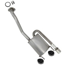 Stainless Steel Exhaust Rear Muffler Pipe Fits 2009-2013 Honda Fit 1.5l