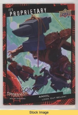 2022 Marvel Spider-Man: Into the Spider-Verse Ultimate Black Anvil READ 0rb8