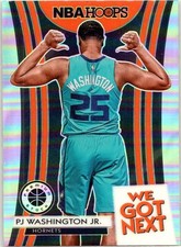 2019-20 Hoops Premium Stock #17 PJ Washington Jr. We Got Next Holo RC Mavericks