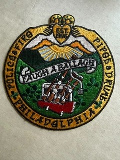 Philadelphia Police & Fire Pipes and Drums patch