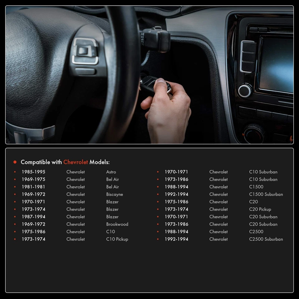 Переключатель зажигания для Chevrolet Blazer C10 Pickup C10 Suburban C1500 C20 Suburban - Изображение 2 из 4