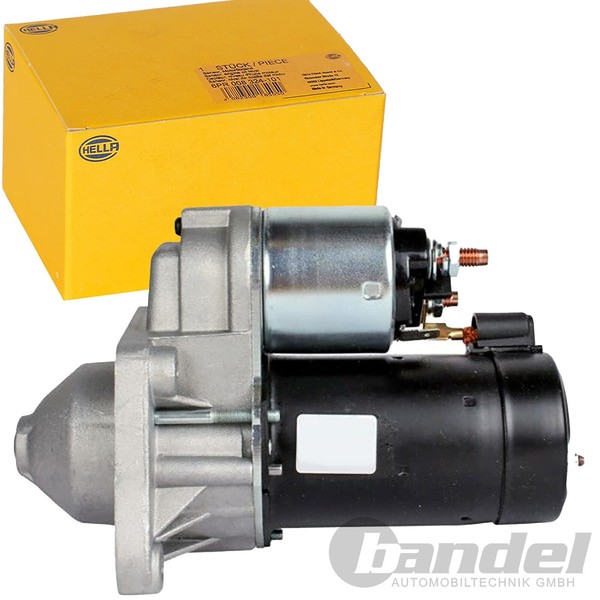 Hella Anlasser Starter 0,8Kw Passend FüR Fiat Doblo Palio Panda Seicento Siena-image