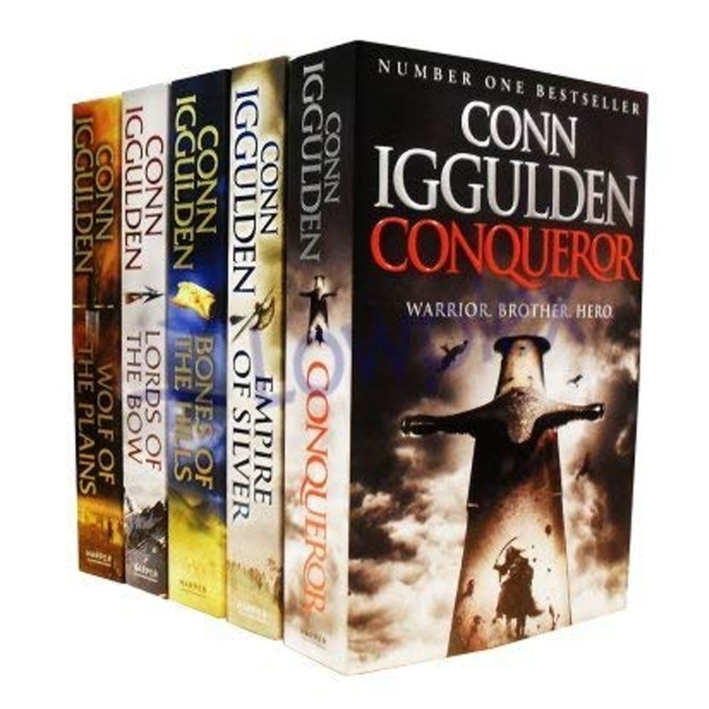 Conqueror Series Collection 5 Books Set By Conn Iggulden Wolf of the Plains,Lord