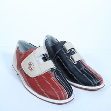 Linds Monarch Bowling Shoes Men Size 9-10 Leather Hook and Loop Sports 42.5