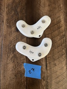 Vintage Football Helmet Jaw Pads 3/4” Thick fits BIKE Air Power SCHUTT & Riddell