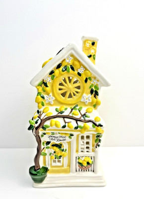 Heather Goldminc Blue Sky Clayworks Lemon Tree Tea House Candle Votive House