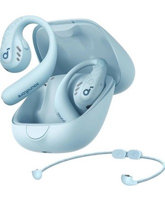 Soundcore AeroFit Pro Open-Ear Wireless Headphones - Mint Blue