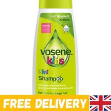 250ml 3-in-1 Kids Shampoo - Unscented, Natural Ingredients for Healthy Hair Care 15.96 per litre