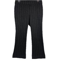 Simply Vera Wang Women Medium Dark Gray Tweed Bootcut Stretch Pull On Pants