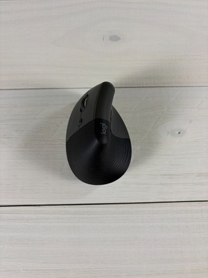 Logitech Lift Vertical Ergonomic Mouse - Left-Handed Graphite Wireless Bluetooth