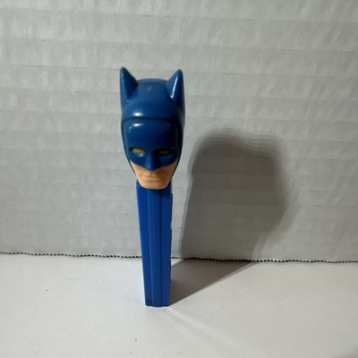 Vintage Batman PEZ Dispenser No Feet Austria Blue Mask Patent 3,410,455 