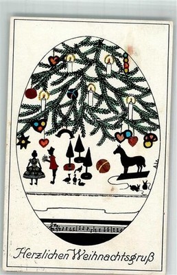 10713467 - German Nursery Rhymes Series No. 100 Toy Christmas 1920