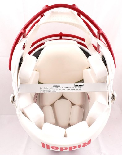 Derek TJ JJ Watt Signed Wisconsin F/S Speed Authentic Helmet-Beckett W Hologram - Picture 7 of 7