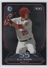 2014 Bowman Bowman's Top 100 Prospects Chrome CJ Cron #BTP-55 7c7