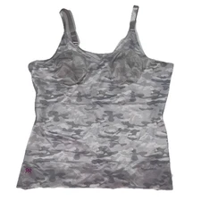 Ruby Ribbon Cami Size 46 Gray Camouflage Shapewear Camisole Slimming Smoothing