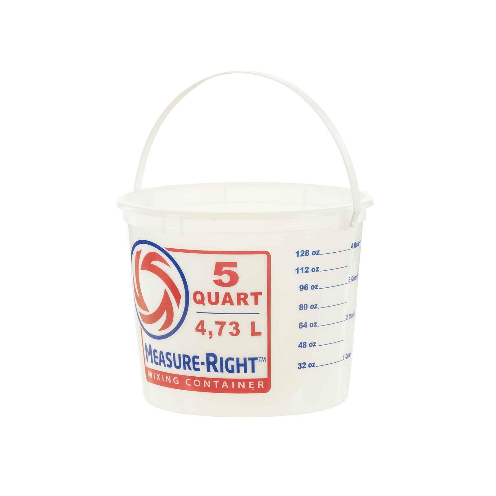 (2 pack) United Solutions 5 Quart Round Measure Right Mixing Bucket,1 Each