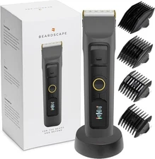 Beardscape V2 Beard Trimmer for Men with Low Friction Ceramic Blade