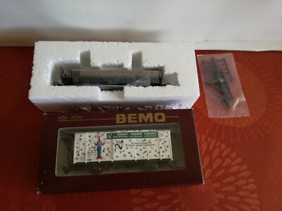  H0m Bemo Rhb Güterwagenpaar H0m/H0e wie NEU