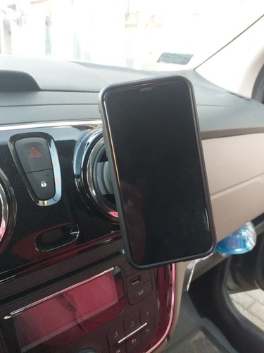 Supporto Cellulare Magnetico 360° per DACIA Duster 1, Dokker Logan Lodgy Sandero - Foto 4 di 13