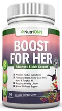 Boost For Her Libido Booster For Women – Activates & Enhances Libido - Mood &...